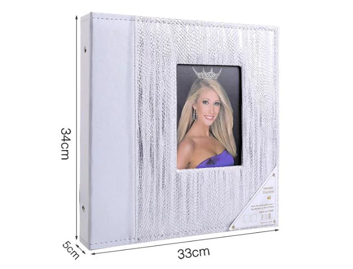 Photo Picutre Album 4X6 500 Photos, Extra Large Capacity Leather Cover Wedding Family Photo Albums Holds 500 Horizontal and Vertical 4X6 Photos with Window