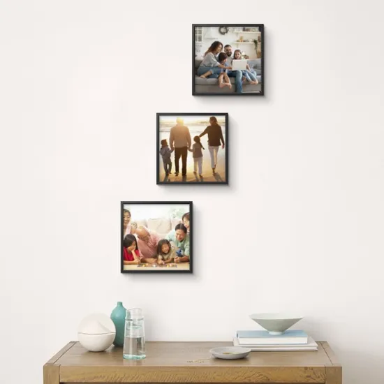 Stylish 8 Inch Plastic Photo Frame Wall Mounted 