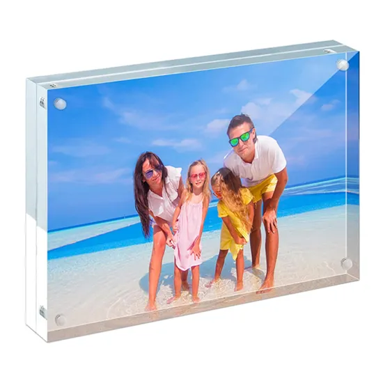 Wholesale Transparent Plastic Acrylic Photo Frame for Home Decoration 
