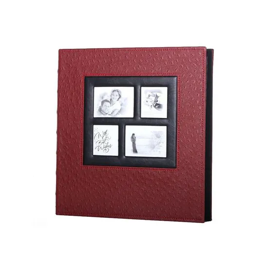 Hardcover PU Leather Family Album Self Adhesive Photo Albums 
