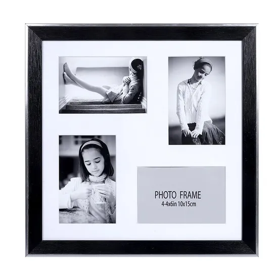 Plastic Photo Frame Collage Picture Frame Holds Five 4X6