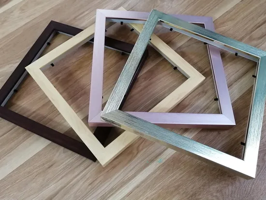 9X9inch Luxury PS Photo Frame with Imitative Wood Grain 