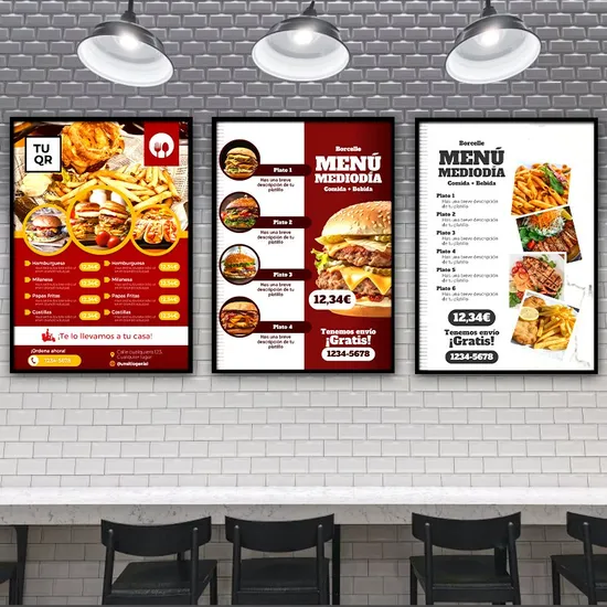 A4 ABS LED Menu Board Plastic Light Box Multi Function Illuminated Photo Frame