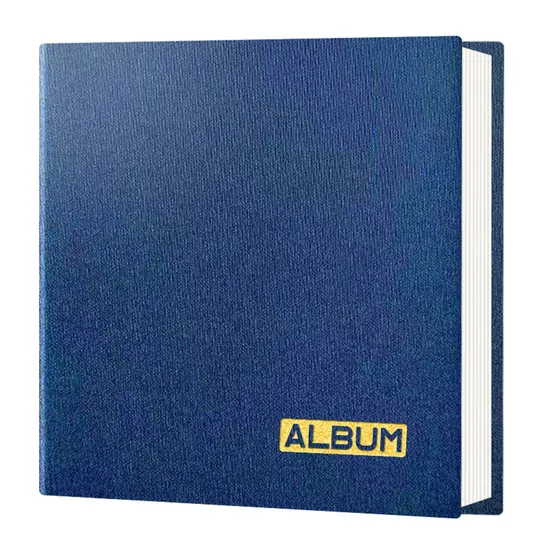 Large Photo Album Self Adhesive 20 Pages DIY Suitable Photo Albums for Family Wedding Baby Travel PU Leather Cover 