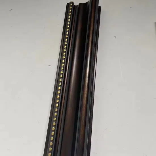 PS Plastic Photo Frame Wood Color Deformation Resistant Made in China Low Price High Quality 