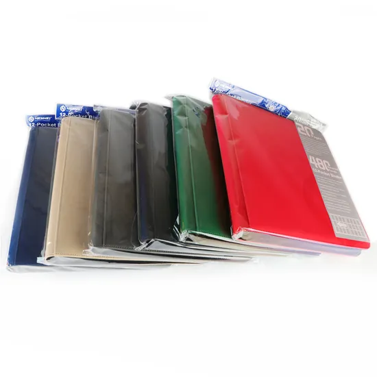 Henwei PU 20PCS/Pack or Custom Family Photo Album Toploader Card Binder Suppliers 