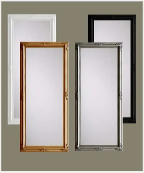 Photo Frame Set Wooden Wall Mirror Frame Ornate Hotel Decoration Picture Frame 