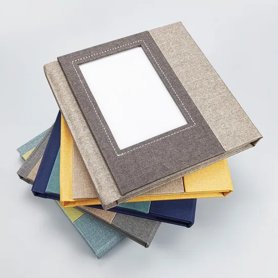 Elegant Open Window Photo Album for Cherished Memories and Keepsakes 