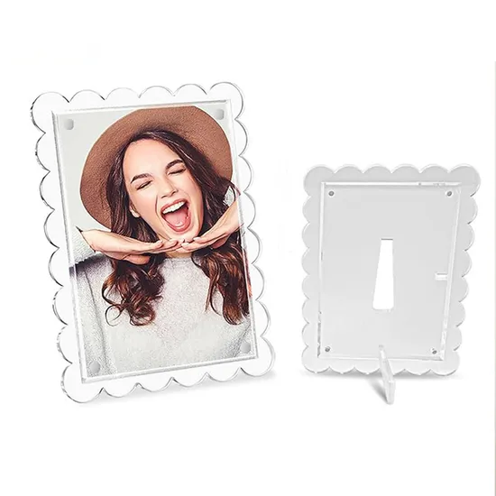 Elegant Acrylic Magnetic Photo Frame for Home Decor 