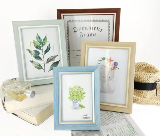 China Factory Wholesale PS Foam Photo Frame Plastic PVC Picture Frame 