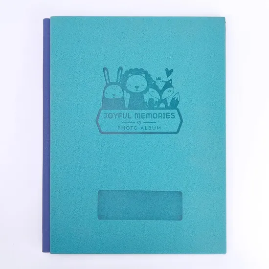 Leather Photo Album Cover for Baby Child Memory 